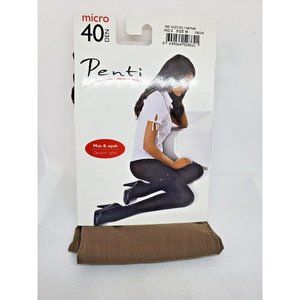 Penti Micro 40 Denier 86 Mink #2 Size Medium Mus & Opak Opaque Tights 8621